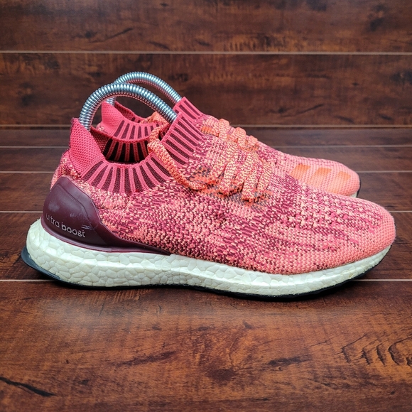 adidas Shoes - Adidas Ultraboost Uncaged Orange/Burgundy Athletic Running Shoe Womens Size 7.5